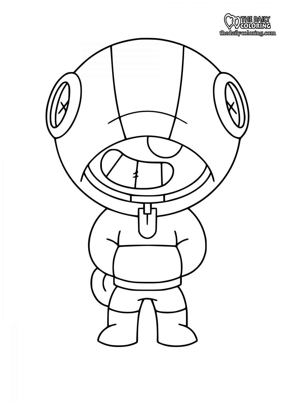 Brawl Stars Coloring Pages - The Daily Coloring