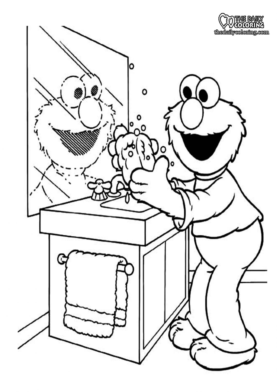 Cleaning Coloring Pages - The Daily Coloring