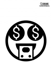 dollar-emoji-coloring-page