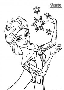 Elsa And Anna Coloring Pages 6 Piece The Daily Coloring