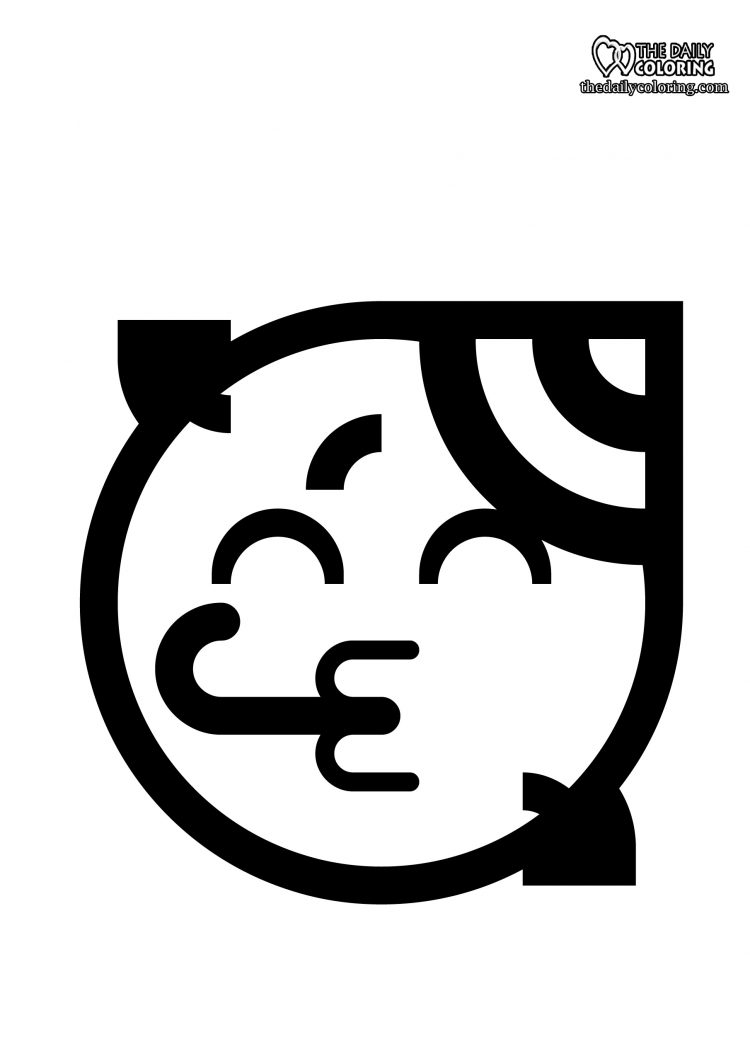 party-emoji-coloring-page