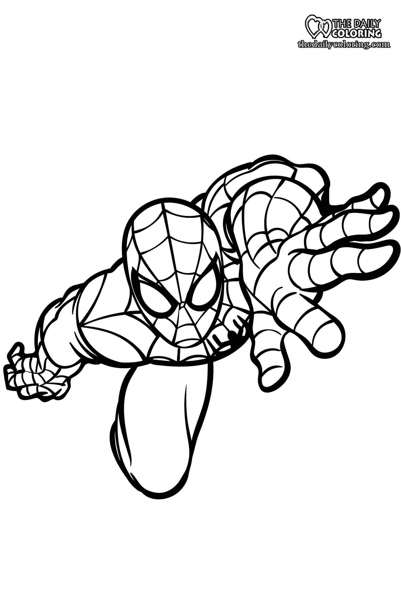 Spiderman Coloring Pages 20+ FULL HD   The Daily Coloring