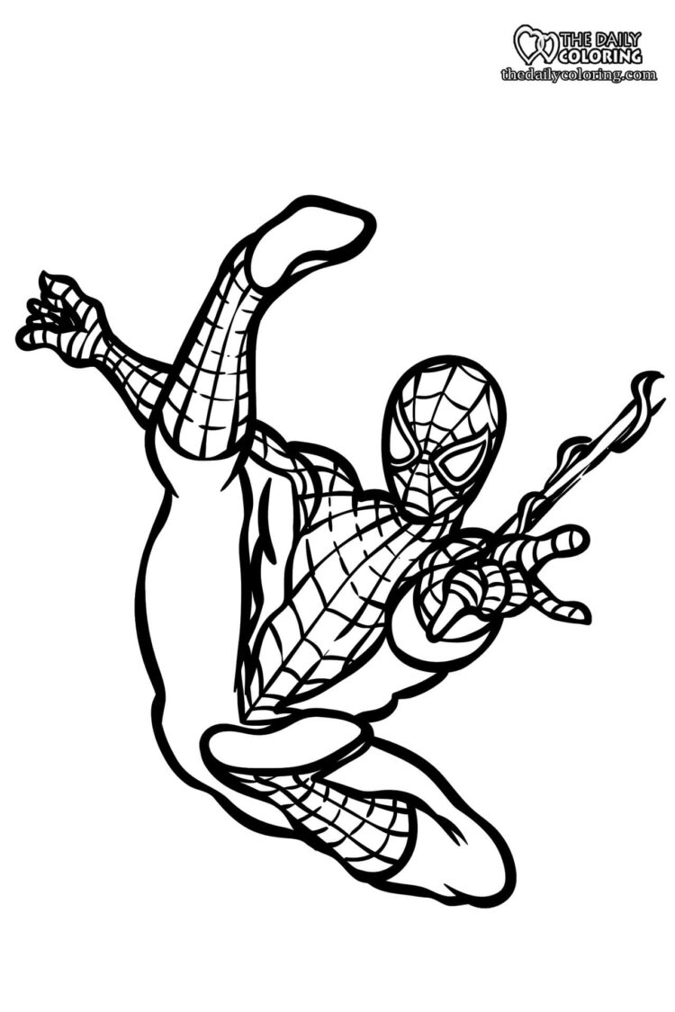 Spiderman Coloring Pages 7+ FULL HD - The Daily Coloring