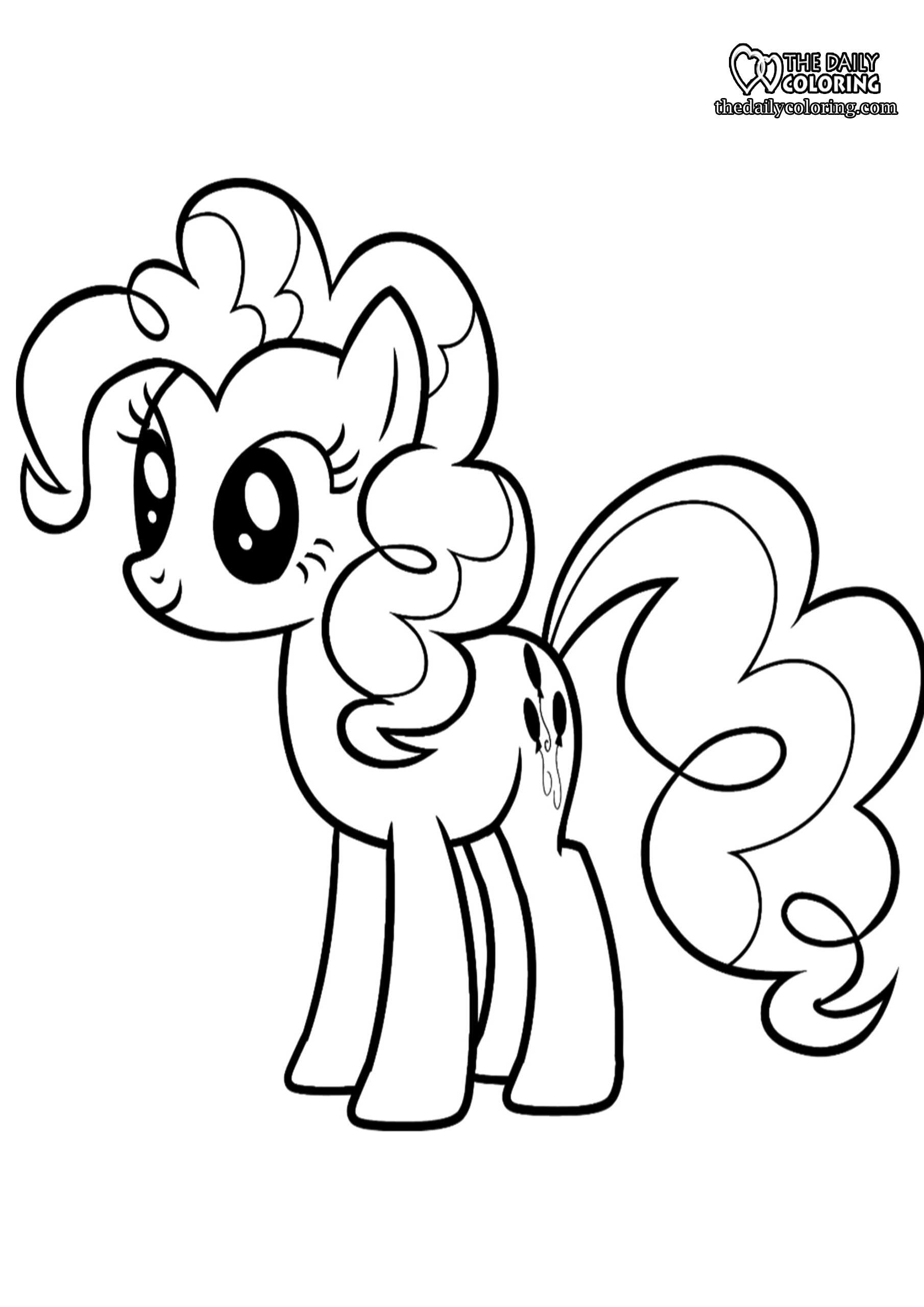 Pony Coloring Pages   The Daily Coloring