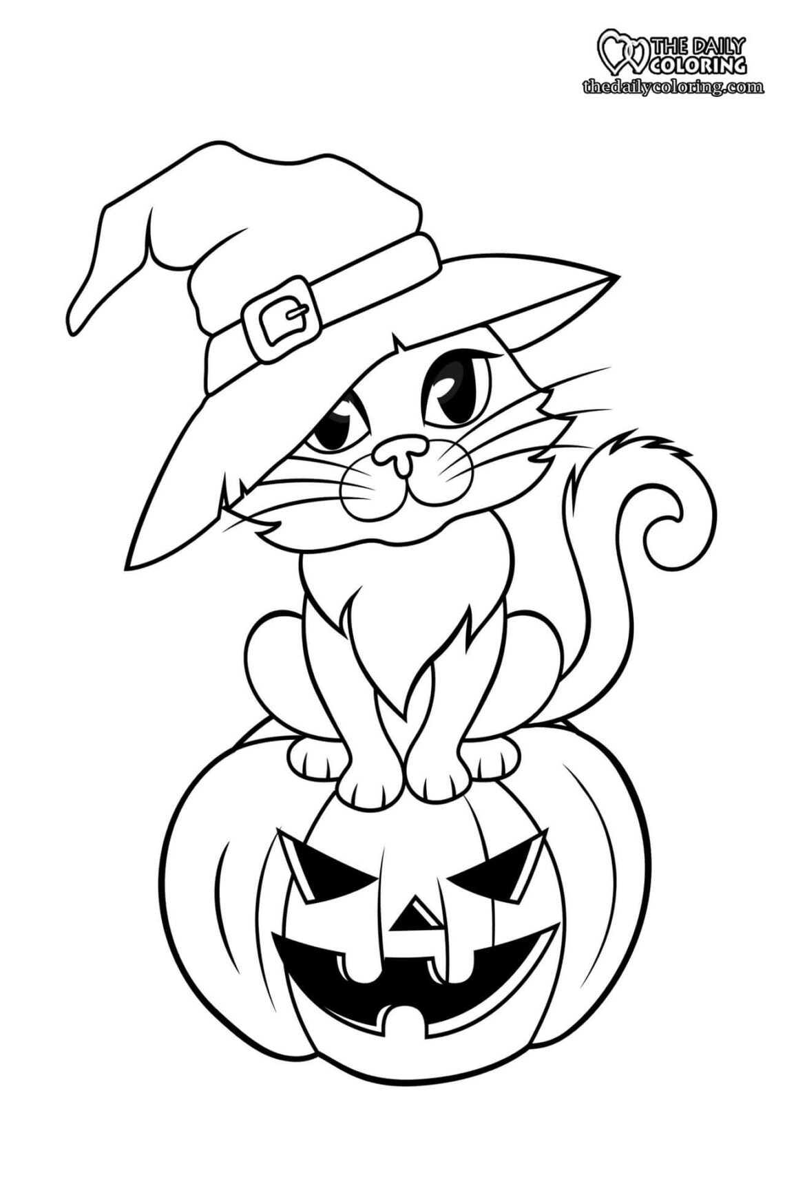 Cat Coloring Pages (2023) - The Daily Coloring