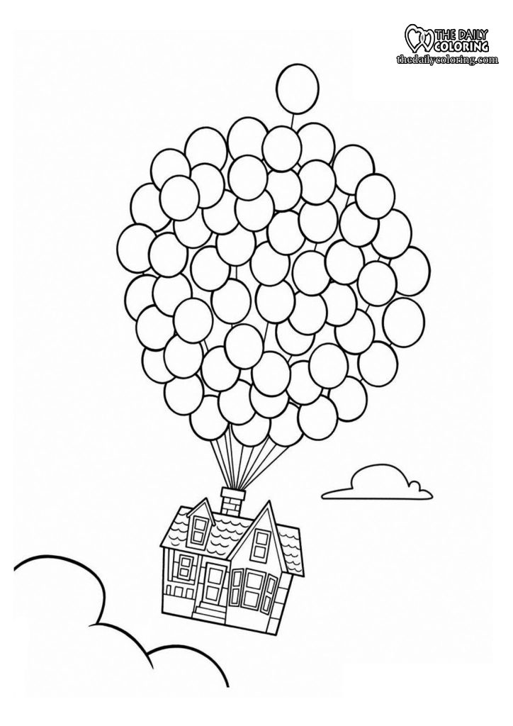 Ballon Coloring Pages - The Daily Coloring