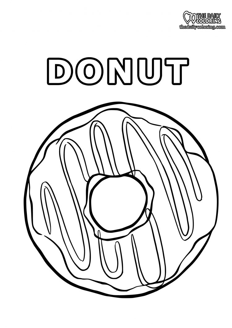 donut-coloring-page