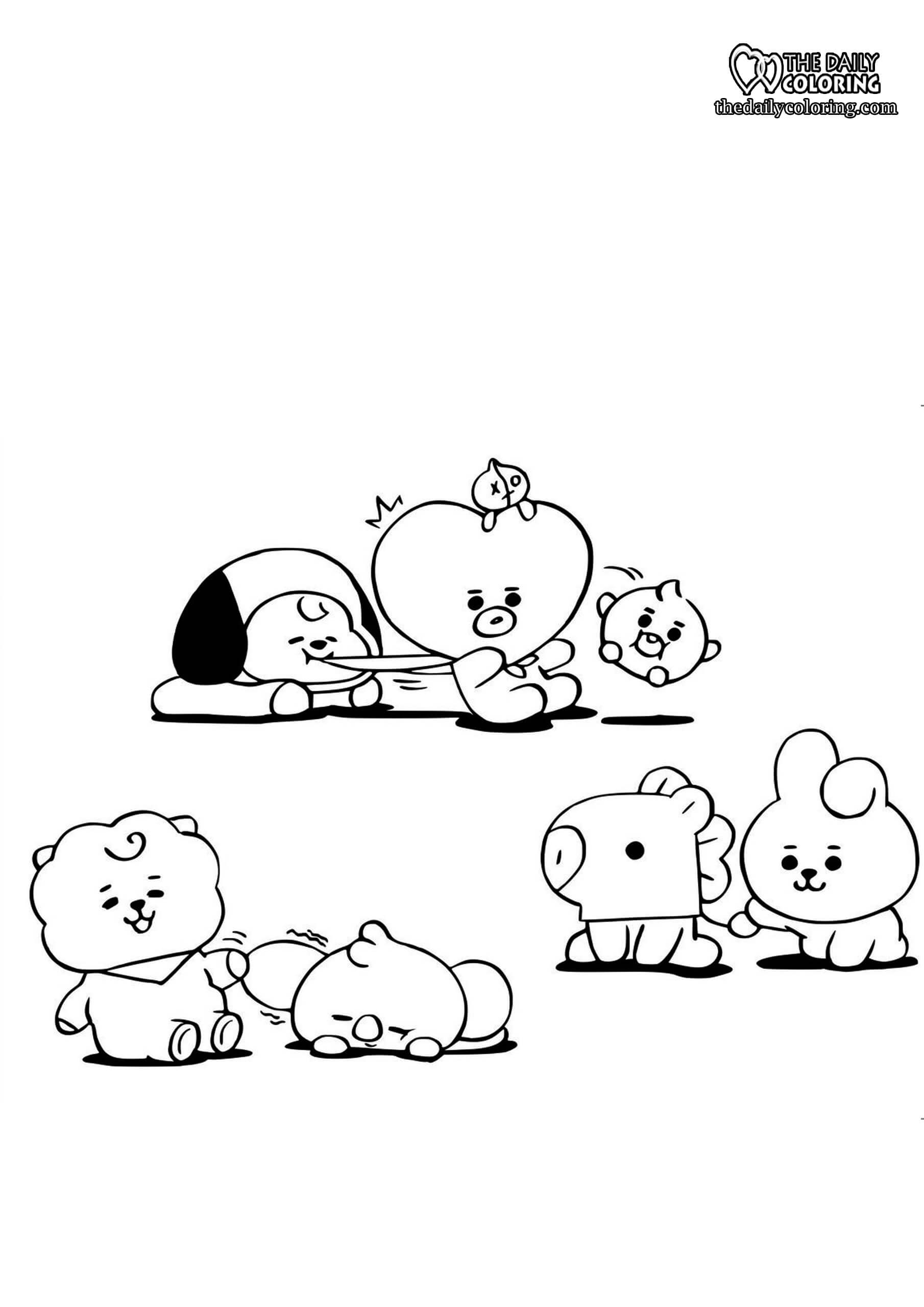 bt21-coloring-page