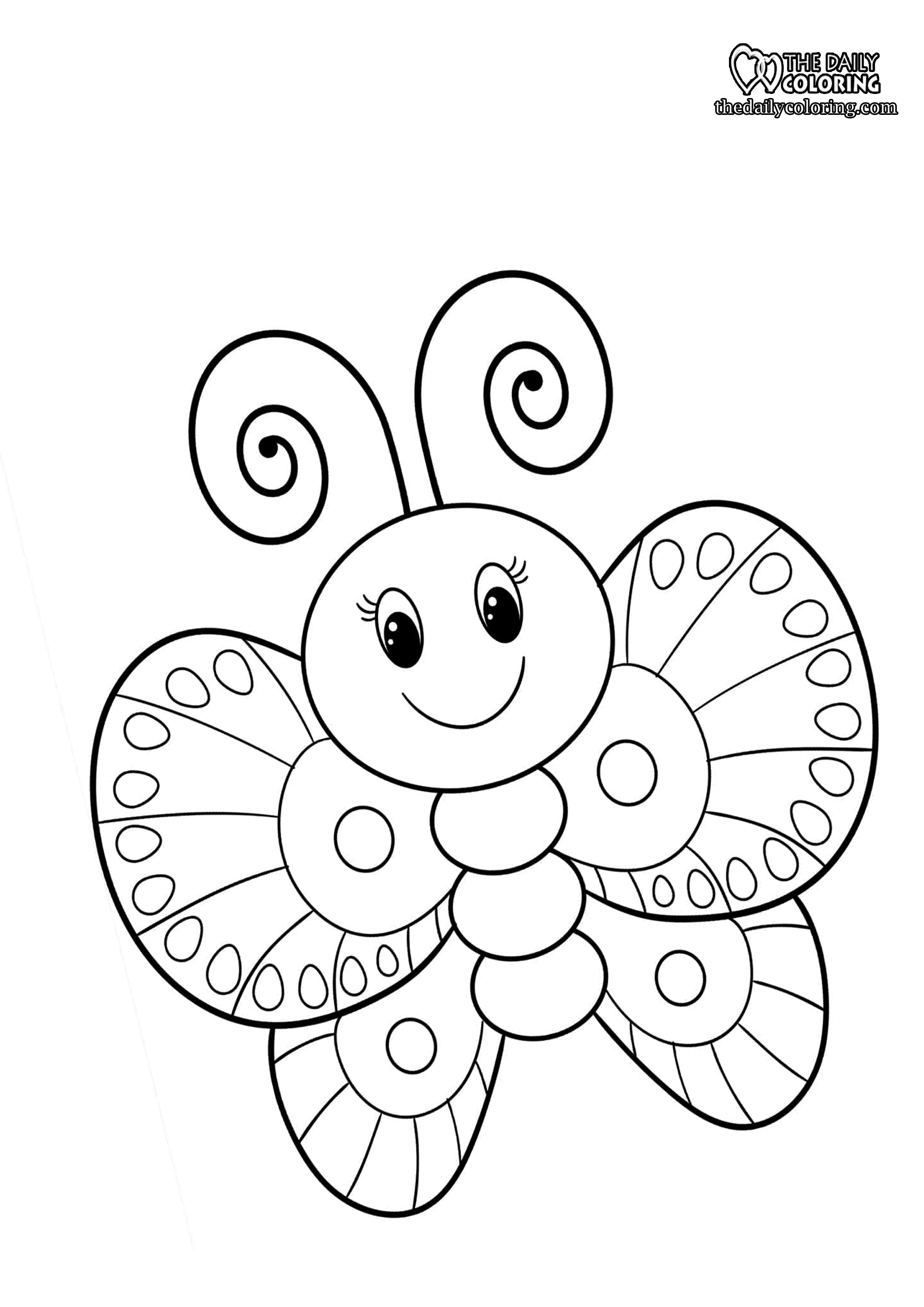 Butterfly Coloring Pages   The Daily Coloring