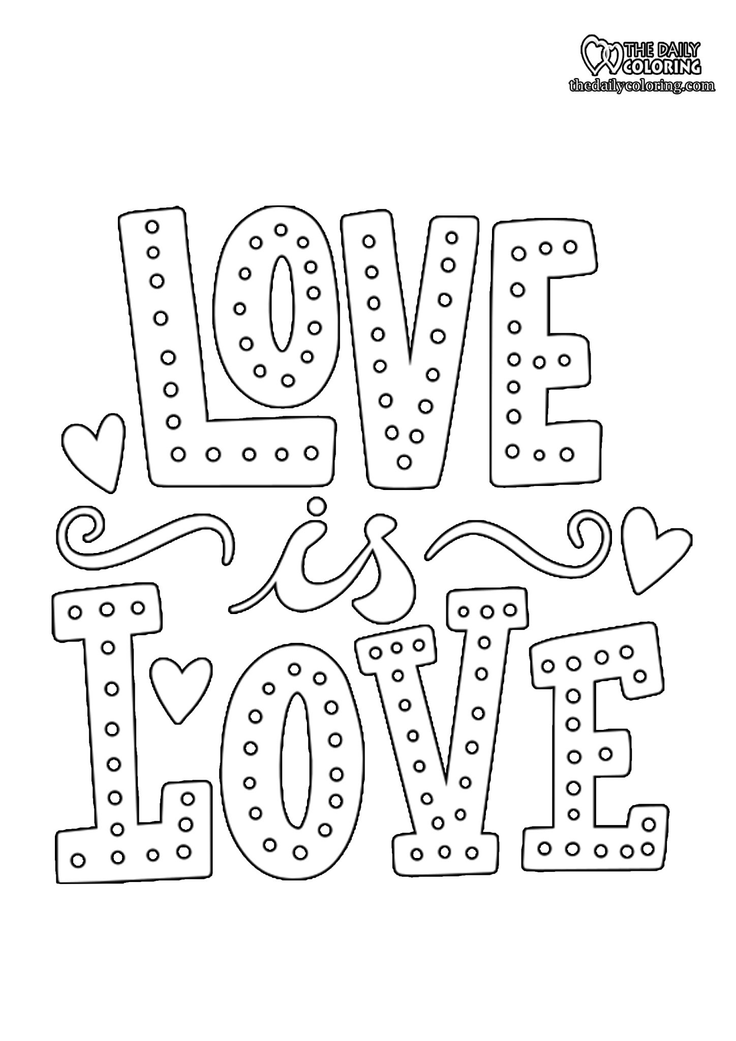 Motivation Of Love Coloring Pages - The Daily Coloring