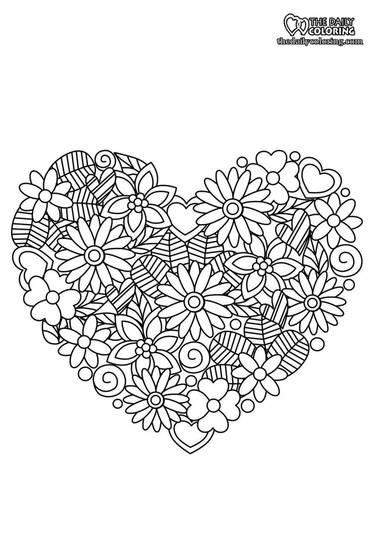Mandala Flower Coloring Pages - The Daily Coloring