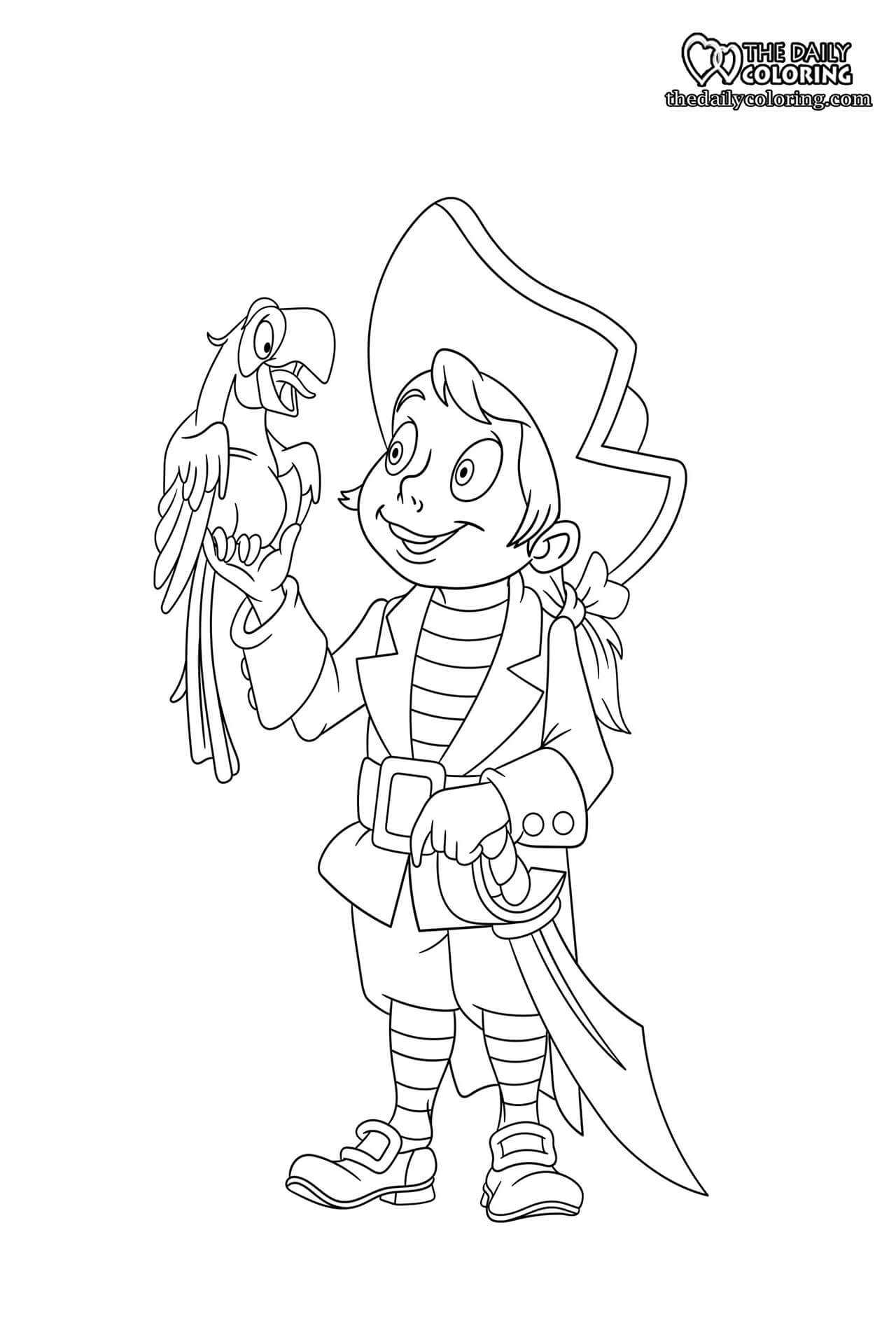 pirate-and-parrot-coloring-page