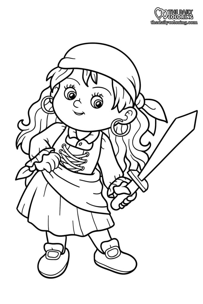 Pirate Coloring Pages - The Daily Coloring