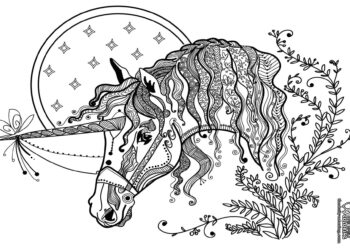 unicorn-mandala-coloring-page