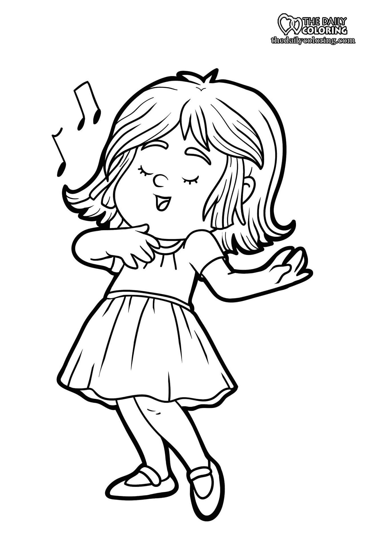 singer-coloring-page
