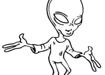 free printable aliens coloring pages