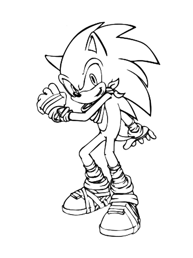 baby sonic coloring pages to print