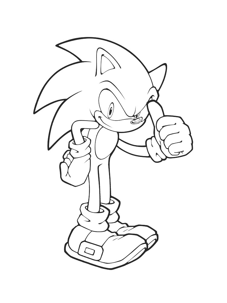 Super Sonic The Hedgehog Coloring Pages Free **2022** - The Daily Coloring