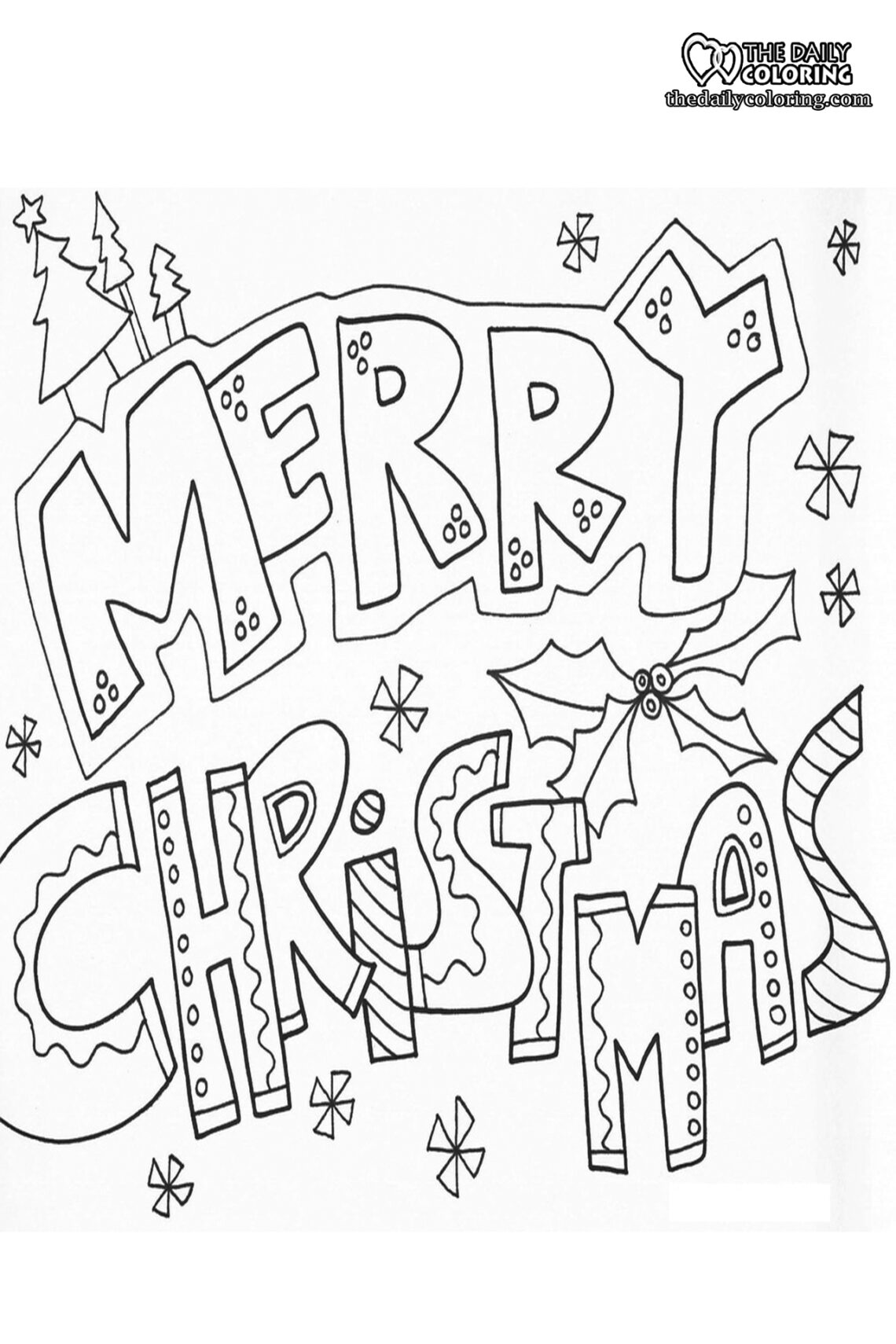 Christmas Ornament Coloring Pages Free 2024 - The Daily Coloring