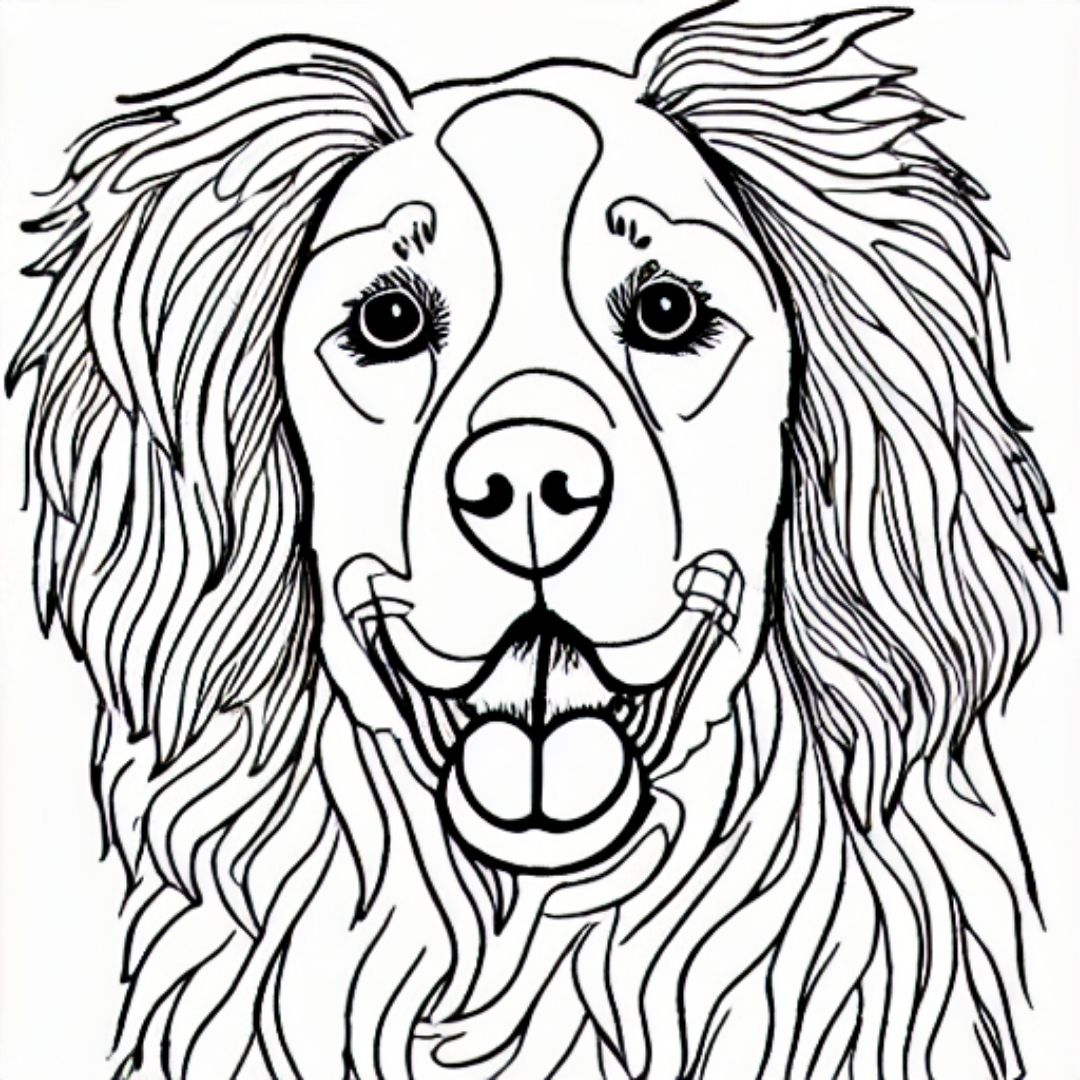 real dogs coloring pages