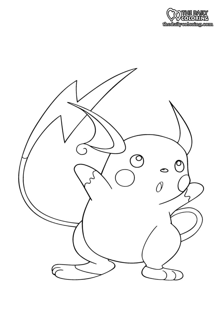 Pokemon Coloring Pages Free **2023** - The Daily Coloring