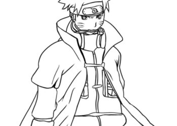 naruto coloring pages for kids printable free