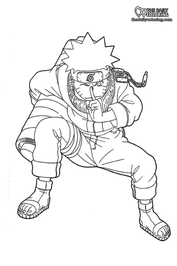 Naruto Coloring Pages for Kids Free **2024**