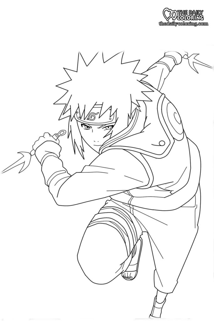 Naruto Coloring Pages for Kids Free **2024**