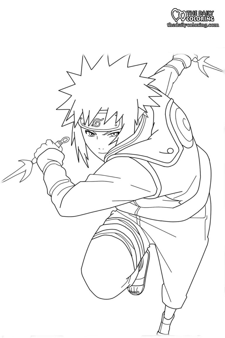 Naruto Coloring Pages for Kids Free **2024**