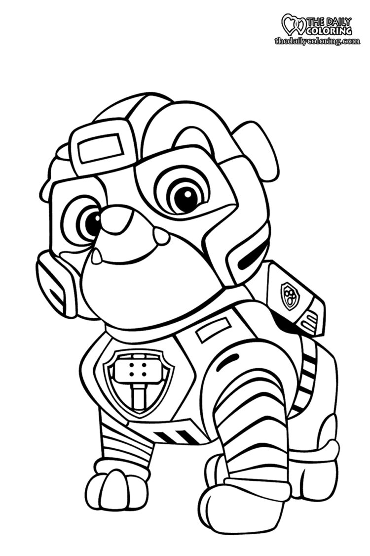 paw patrol coloring pages
